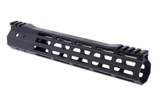 Foxtrot Mike Products 10.5" Free Float M-LOK AR-15 Handguard has an interrupted Picatinny rail